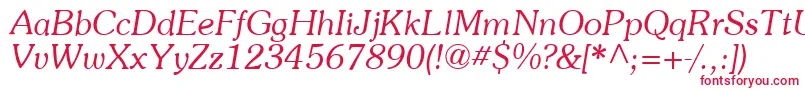 SouvenirItalic Font – Red Fonts