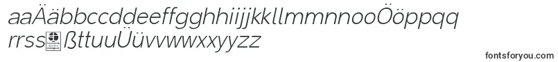 MalterSansLightItalicDemo Font – German Fonts
