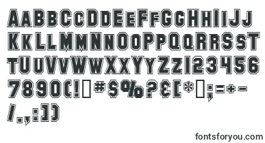SfCollegiate font – tall Fonts