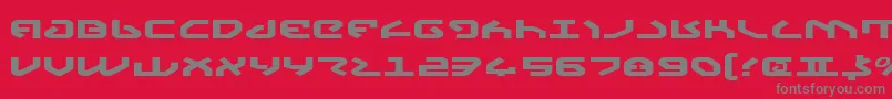 Weitere Informationen zur YahrenExpanded-Schriftart YahrenExpanded-Schriftart – Graue Schriften auf rotem Hintergrund