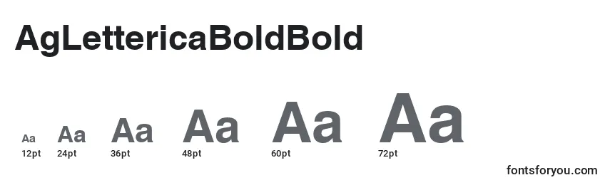 AgLettericaBoldBold Font Sizes