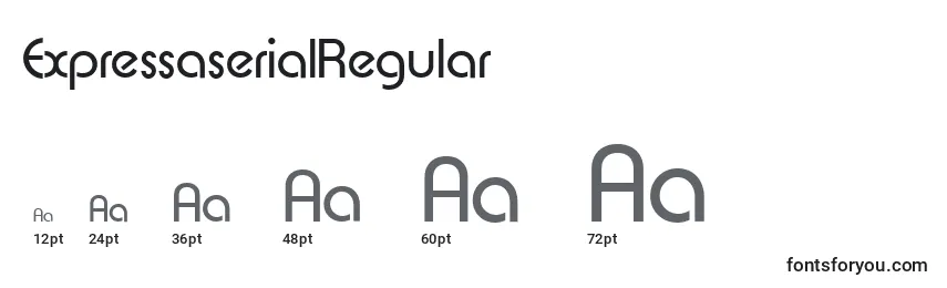 ExpressaserialRegular Font Sizes