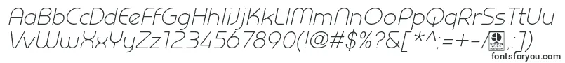 PrestijLightItalicDemo-Schriftart – Schriftarten, die mit P beginnen
