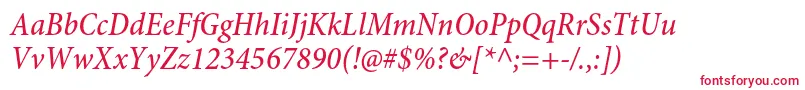 MinionproMediumcnit Font – Red Fonts