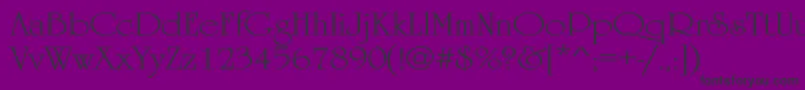 UniversityWd Font – Black Fonts on Purple Background