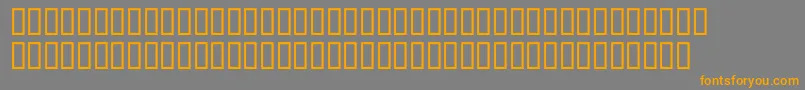 McsAlmaalimHighBrok Font – Orange Fonts on Gray Background