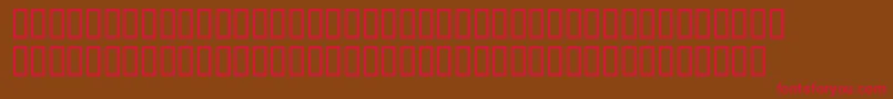 McsAlmaalimHighBrok Font – Red Fonts on Brown Background