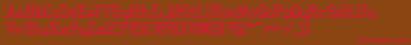 AmplitudeBrk Font – Red Fonts on Brown Background