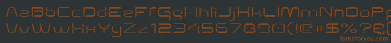 Подробнее о шрифте Aunchantedexpanded Шрифт Aunchantedexpanded – коричневые шрифты на чёрном фоне