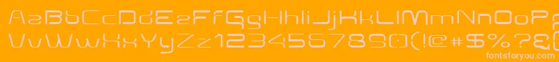 Подробнее о шрифте Aunchantedexpanded Шрифт Aunchantedexpanded – розовые шрифты на оранжевом фоне
