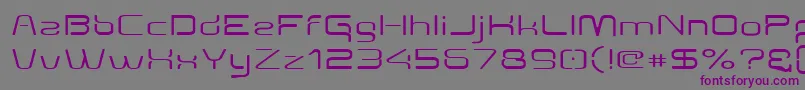 Aunchantedexpanded Font – Purple Fonts on Gray Background