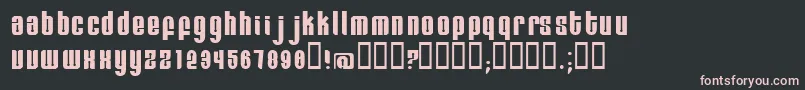 Remihead Font – Pink Fonts on Black Background