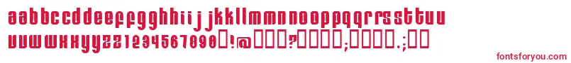 Remihead-fontti – punaiset fontit valkoisella taustalla