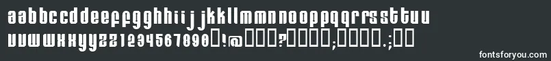 Remihead Font – White Fonts on Black Background