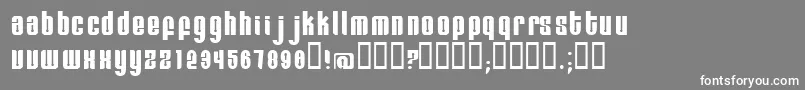 Remihead Font – White Fonts on Gray Background
