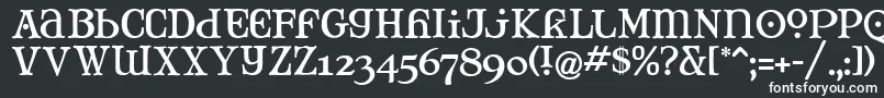Шрифт Mjtank – белые шрифты