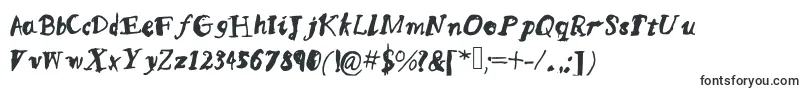 Шрифт Mqssketchy – шрифты для табличек и знаков