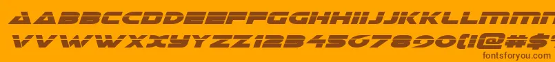 En savoir plus sur la police Galantlaserital Police Galantlaserital – polices brunes sur fond orange