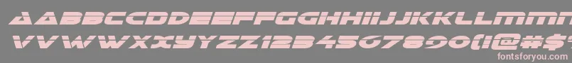 Шрифт Galantlaserital – розовые шрифты на сером фоне