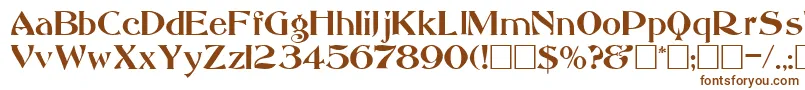 AbbessRegular Font – Brown Fonts