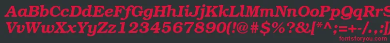 フォントItcBookmanDemiРљСѓСЂСЃРёРІ – 黒い背景に赤い文字