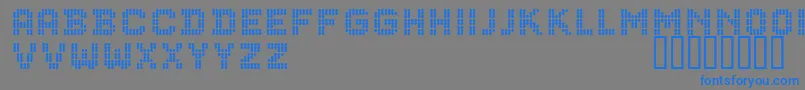 CfdotsRegular Font – Blue Fonts on Gray Background