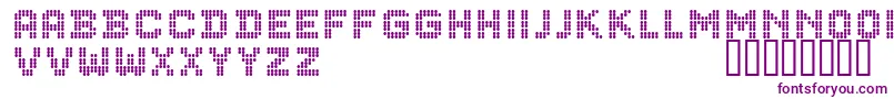 CfdotsRegular-Schriftart – Violette Schriften