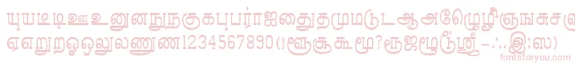 TmlDiamondPlain Font – Pink Fonts on White Background