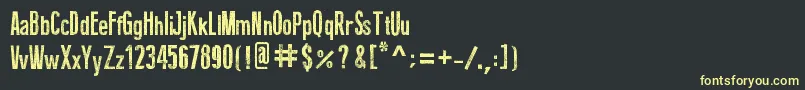 Más sobre la fuente FineEroded fuente FineEroded – Fuentes Amarillas Sobre Fondo Negro
