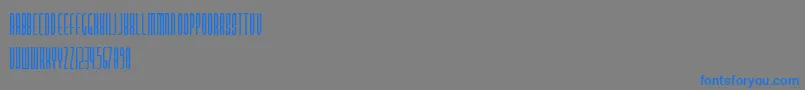 PastaPalazzo-Schriftart – Blaue Schriften auf grauem Hintergrund