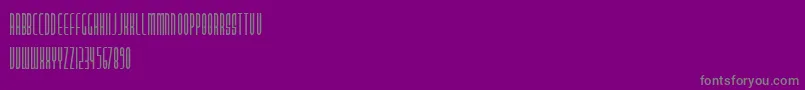 PastaPalazzo Font – Gray Fonts on Purple Background