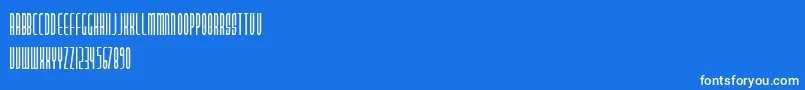 PastaPalazzo Font – White Fonts on Blue Background