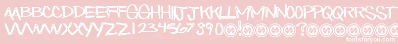 EatnCake Font – White Fonts on Pink Background