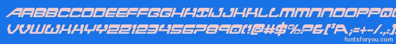 Подробнее о шрифте Atlantiacondital2 Шрифт Atlantiacondital2 – розовые шрифты на синем фоне