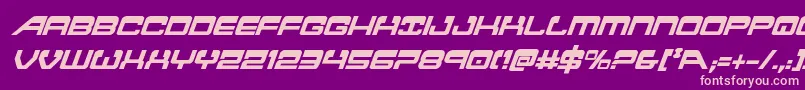 Weitere Informationen zur Atlantiacondital2-Schriftart Atlantiacondital2-Schriftart – Rosa Schriften auf violettem Hintergrund