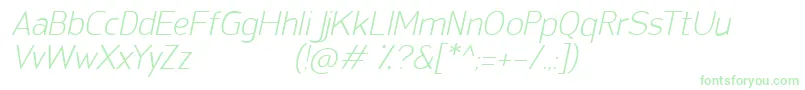 SanFredianoLightItalic Font – Green Fonts