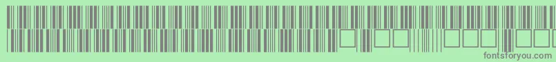 V100014 Font – Gray Fonts on Green Background