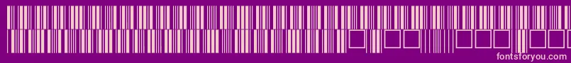 V100014 Font – Pink Fonts on Purple Background