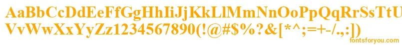 Шрифт TimesNewRomanKoi8Bold – оранжевые шрифты