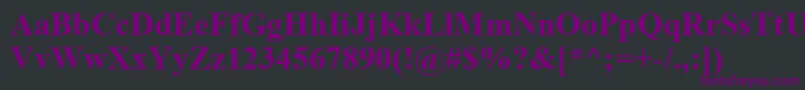 Шрифт TimesNewRomanKoi8Bold – фиолетовые шрифты на чёрном фоне