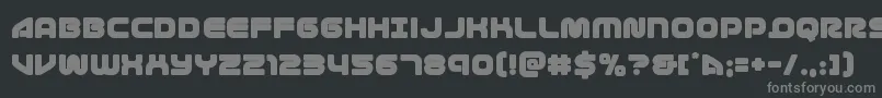 フォント1stenterprises – 黒い背景に灰色の文字