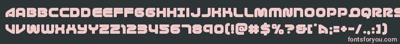 1stenterprises Font – Pink Fonts on Black Background