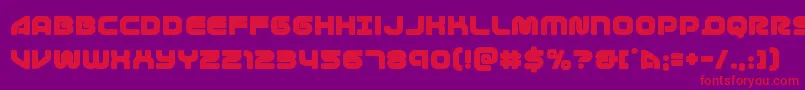 1stenterprises Font – Red Fonts on Purple Background