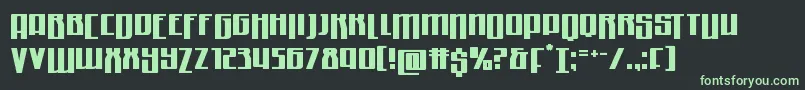 Quantummalicedrop Font – Green Fonts on Black Background