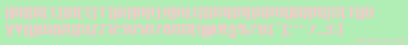 Quantummalicedrop Font – Pink Fonts on Green Background