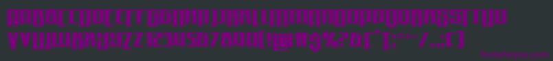 Quantummalicedrop Font – Purple Fonts on Black Background