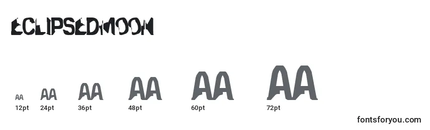 Eclipsedmoon font sizes