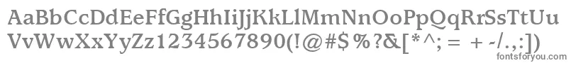 ItcUsherwoodLtBold Font – Gray Fonts