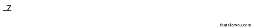 BlueJulyBoldExpanded-Schriftart – Schriften für die Ziffer 1