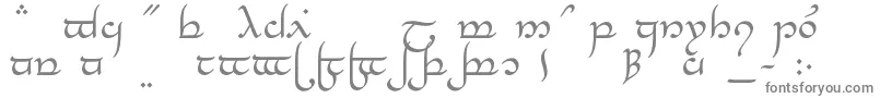 TengwarElesilNormal-Schriftart – Graue Schriften